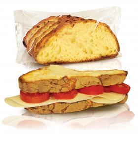 PRIVATE LABEL Frozen Par-Baked SLICED Bruschetta Bread With Reground Durum Wheat Flour 4slices/200g